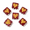 Handmade Lampwork Enamel Beads LAMP-S079-09F-1