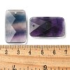 Natural Fluorite Pendants G-Z071-04C-3