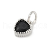 Brass Micro Pave Cubic Zirconia Pendants KK-H204-01P-04-2