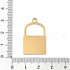 304 Stainless Steel Pendants STAS-I325-122G-3