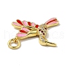 Brass Micro Pave Cubic Zirconia Pendants KK-A163-01G-B-3