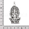 Tibetan Style Alloy Big Pendants X-TIBEP-T002-119AS-NR-3