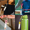 PU Leather & Cotton Name Marker Keychain AJEW-WH0514-019-6
