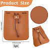 Rectangle Cowhide Leather Jewelry Storage Pouches AJEW-WH20002-33A-02-2