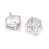 Brass Micro Pave Cubic Zirconia Pendants KK-D382-04P-03-2