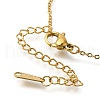 304 Stainless Steel Infinity Pendant Cable Chain Necklaces for Women NJEW-H046-05G-3
