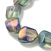 Electroplate Glass Beads Strands EGLA-Q066-03-3