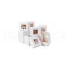 Paper Candy Storage Box CON-WH0084-95B-7