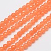 Natural & Dyed Malaysia Jade Bead Strands X-G-A146-8mm-A05-3