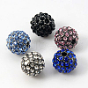 Alloy Rhinestone Beads RB-A034-10mm-B-1