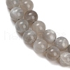 Natural Grey Moonstone Beads Strands G-G206-A01-8mm-4