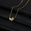 Alloy Letter Heart Pendant Necklaces for Women WGBB55E-02-1