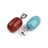 Natural & Synthetic Mixed Stone Pendants X-G-N344-10P-2