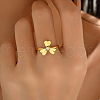 925 Sterling Silver Pave Cubic Zirconia Finger Rings for Women WN3937-4-4