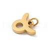 304 Stainless Steel Charms STAS-R001-04G-02-2