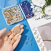 SUNNYCLUE 120Pcs 6 Styles Brass Ice Pick Pinch Bails for Pendant Making KK-SC0005-18-3