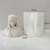 Greek Goddess Food Grade Silicone Bust Portrait Candle Molds PW-WG93932-01-1