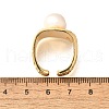 Mother's Day Jewellery Natural Pearl Finger Rings RJEW-P113-21G-5