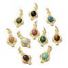 Natural Mixed Stone Pendants G-C096-03G-1