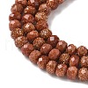 Synthetic Goldstone Beads Strands G-R013-B01-4x3mm-4