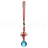 Glass Round Ball Hanging Ornaments HJEW-Z006-01A-1