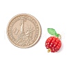 Glass Seed Beaded Berry Fruit Pendants PALLOY-MZ00729-01-2