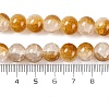 Crackle Baking Painted Imitation Jade Glass Beads Strands DGLA-T003-10mm-M-4