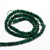Dyed Natural Malaysia Jade Rondelle Beads Strands G-E316-2x4mm-05-2