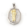 Brass Pendants KK-G529-07C-GP-1