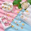 40Pcs 5 Colors Opaque Resin Pendants RESI-CJ0002-31-6