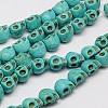 Synthetic Turquoise Beads Strands TURQ-G113-8x10mm-05-2