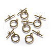Alloy Toggle Clasps X1-PALLOY-F178-01AG-1