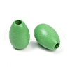 Spray Painted Wood European Beads WOOD-F017-10E-2