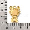 304 Stainless Steel Pave Natural White Shell Pendants STAS-C122-21F-02G-3