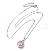 304 Stainless Steel Cable Chain Necklaces NJEW-H040-22P-08-2