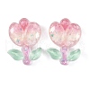 Transparent Epoxy Resin Flower Decoden Cabochons CRES-M034-01E-1