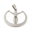 Non-Tarnish 201 Stainless Steel Pendants STAS-D190-18P-1