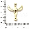 Brass Micro Pave Cubic Zirconia Pendants KK-M324-18G-3