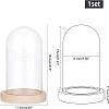 Glass Dome Cover ODIS-WH0010-41B-2