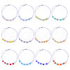 12Pcs Glas Seed Locking Stitch Markers HJEW-CA00014-1