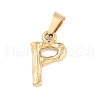 304 Stainless Steel Pendants STAS-F235-01G-P-1