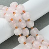 Natural Rose Quartz Beads Strands G-Q010-A10-01-4