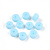 Opaque Solid Color Glass Beads X1-GLAA-N007-6x3mm-A06-1