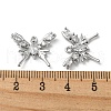 Brass Micro Pave Cubic Zirconia Pendants KK-H460-52P-3
