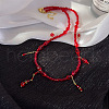Glass Beaded Tassel Necklaces for Women JY3543-6