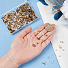 SOFPLATE 400Pcs 4 Colors Zinc Alloy Lobster Claw Clasps FIND-SP0001-35-3
