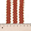 12M Metallic Polyester Braided Lace Trim Ribbons OCOR-WH0060-73C-3