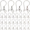 SUNNYCLUE 100Pcs 316L Surgical Stainless Steel Hoop Earring Findings STAS-SC0008-52-1