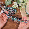 MAYJOYDIY US 2Pcs 2 Styles Imitation Leather Braided Southwestern Cowboy Hat Belt AJEW-MA0001-07-3