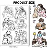 PVC Plastic Clear Stamps DIY-WH0631-0718-2